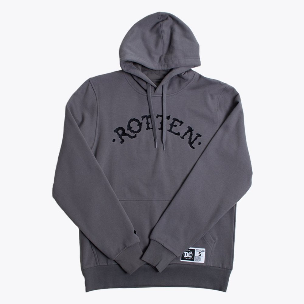 NWT Birds Of Prey Rotten Distress Washed Hoodie